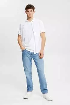Джинсы с потертым эффектом Esprit, синий