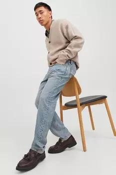 Джинсы с потертым эффектом Jack & Jones, синий