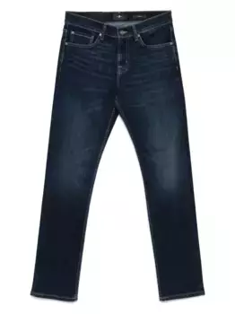 Джинсы с пятью карманами 7 For All Mankind, синий