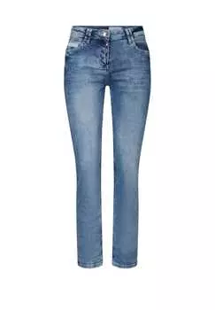 Джинсы с пятью карманами Cecil, синий