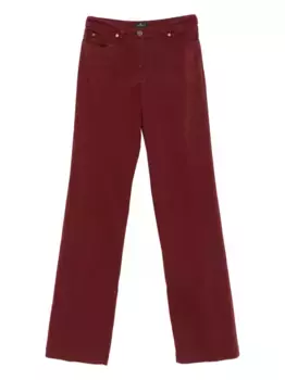 Джинсы с пятью карманами ETRO, красный