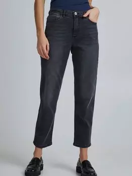 Джинсы с пятью карманами Ichi, серый