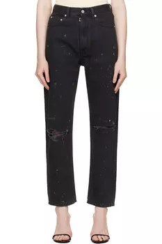 Джинсы с пятью карманами Mm6 Maison Margiela, черный