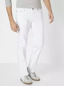 Джинсы с пятью карманами, облегающий крой Paddock`S, белый