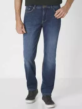 Джинсы с пятью карманами, облегающий крой Paddock`S, синий