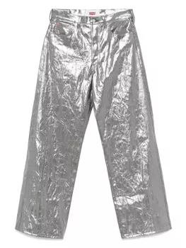 Джинсы с принтом из коллаборации с Levis Junya Watanabe, серебряный