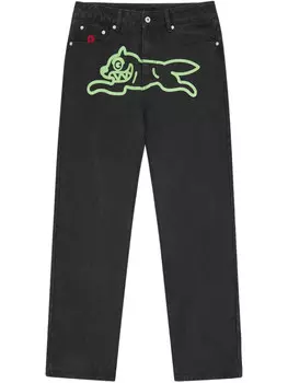 Джинсы с принтом логотипа ICECREAM, черный