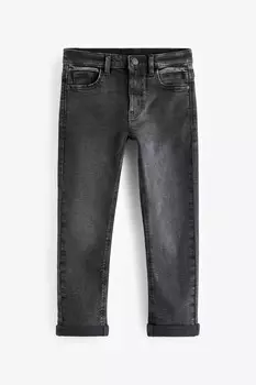 Джинсы с регулируемой талией и суперэластичным эффектом (3 16 лет) Next, черный