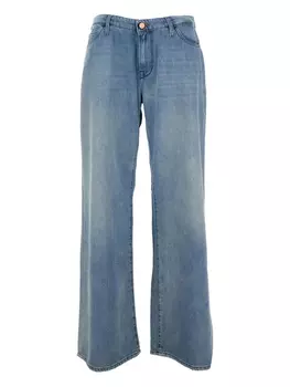 Джинсы с широкими штанинами 3x1, синий