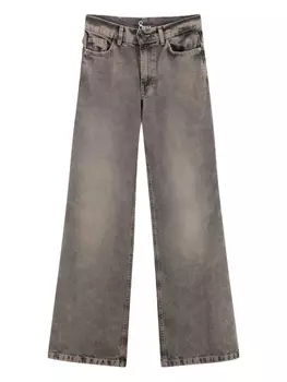 Джинсы с широкими штанинами 8pm, серый