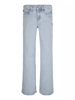 Джинсы с широкими штанинами Calvin Klein Jeans, светло-синий