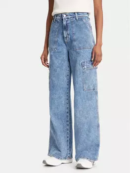 Джинсы с широкими штанинами Claire DW0DW20479 Tommy Jeans, синий