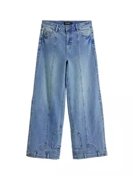 Джинсы с широкими штанинами Desigual, синий