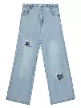 Джинсы с широкими штанинами DFP5030YF Original Marines, синий