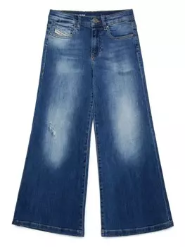 Джинсы с широкими штанинами Diesel Kids, синий