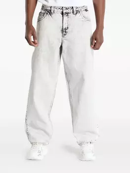 Джинсы с широкими штанинами dime, белый