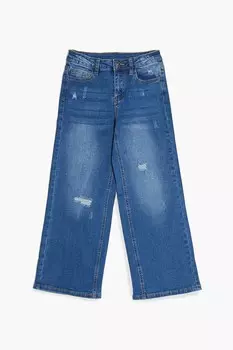 Джинсы с широкими штанинами для девочек Forever 21, деним