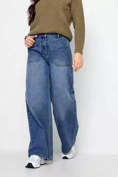 Джинсы с широкими штанинами для миниатюрных размеров PixieGirl, синий