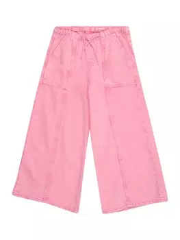 Джинсы с широкими штанинами GAP, розовый