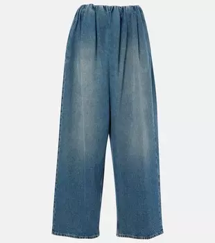 Джинсы с широкими штанинами Mm6 Maison Margiela, синий