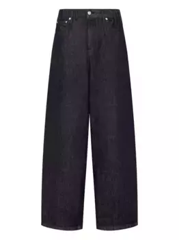 Джинсы с широкими штанинами MOSCHINO JEANS, синий