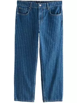 Джинсы с широкими штанинами Next, цвет Blue denim/Dark blue