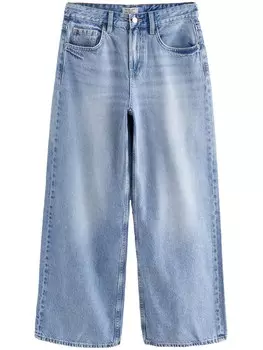Джинсы с широкими штанинами Next, цвет Blue/Blue denim/Light blue
