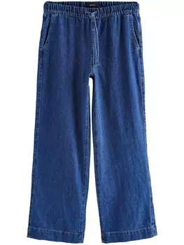 Джинсы с широкими штанинами Next, синий