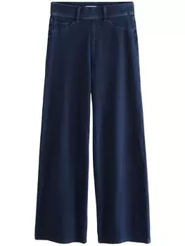 Джинсы с широкими штанинами Next, синий деним