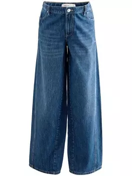 Джинсы с широкими штанинами Next, темно-синий