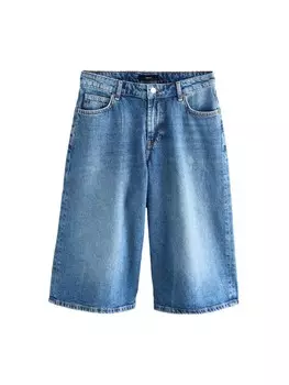 Джинсы с широкими штанинами Next, темно-синий