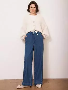 Джинсы с широкими штанинами от digo Mint Velvet, синий