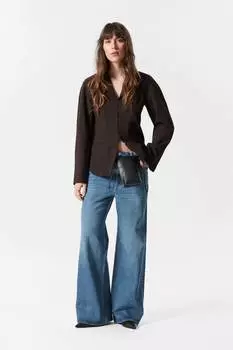 Джинсы с широкими штанинами & Other Stories, синий