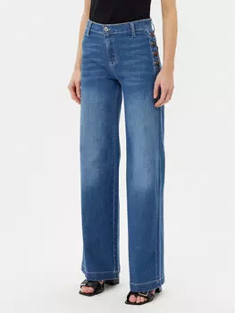 Джинсы с широкими штанинами P3FDBQ2NTZ Please, синий