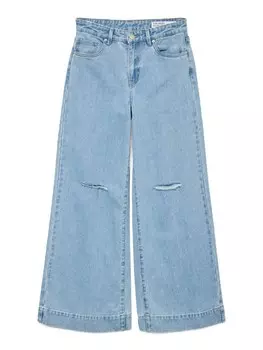 Джинсы с широкими штанинами VERO MODA VMANNET, синий деним