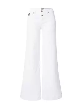 Джинсы с широкими штанинами Versace Jeans Couture, цвет White denim