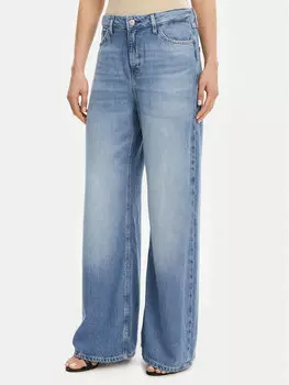 Джинсы с широкими штанинами W5GA82 D5B94 Guess, синий