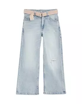 Джинсы с широкими штанинами WE Fashion, светло-синий