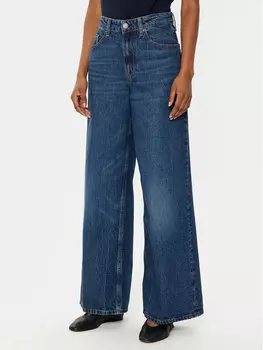 Джинсы с широкими штанинами WW0WW43712 Tommy Hilfiger, синий