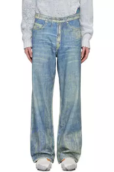 Джинсы с синим принтом CAMPERLAB