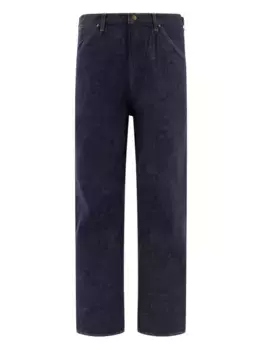 Джинсы с вышитым крестиком карманом SOUTH2 WEST8, синий