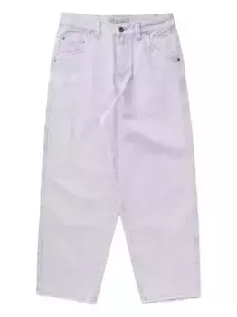 Джинсы с вышитым логотипом dime, фиолетовый