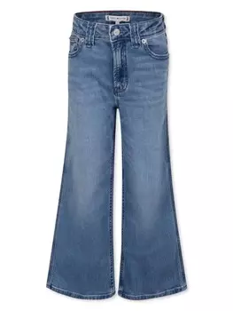 Джинсы с вышитым логотипом Tommy Hilfiger Junior, синий