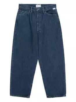 Джинсы с вышитым логотипом WTAPS, синий