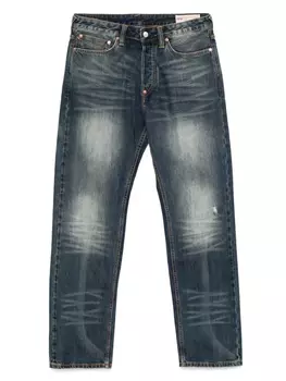 Джинсы с вышивкой EVISU, синий