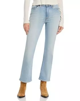 Джинсы с высокой посадкой и расклешенными штанинами 70-х Cielito RE/DONE, синий