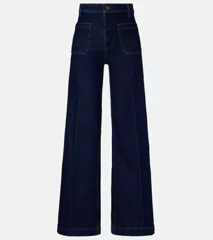 Джинсы с высокой посадкой и широкими штанинами Polo Ralph Lauren, Kinsey Wash