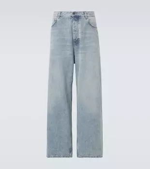 Джинсы с высокой посадкой и широкими штанинами Balenciaga, Classic