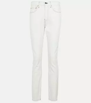 Джинсы с высокой посадкой WARDROBE.NYC, белый