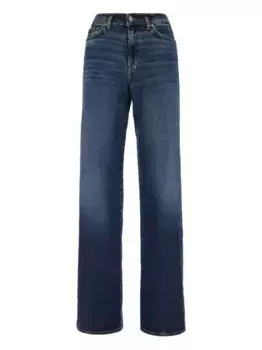 Джинсы с высокой талией 7 For All Mankind, синий